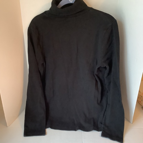 Time And Tru Merry Christmas Dog Long Sleeve Top Black Size Large - Picture 2 of 11